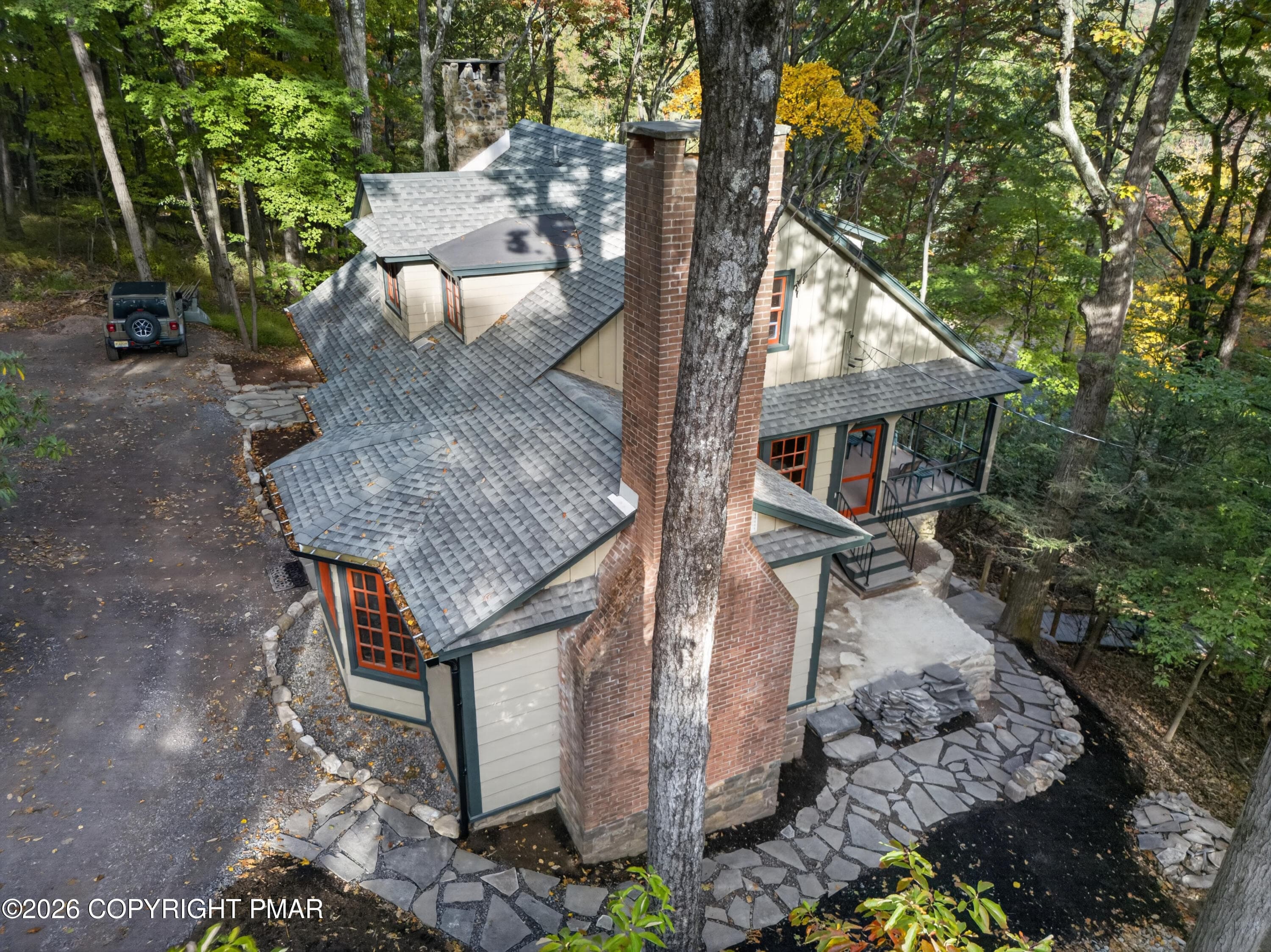 77 Swiftwater right side overhead - 77 Swiftwater Avenue, Pocono Manor, PA 18349, Pocono Manor