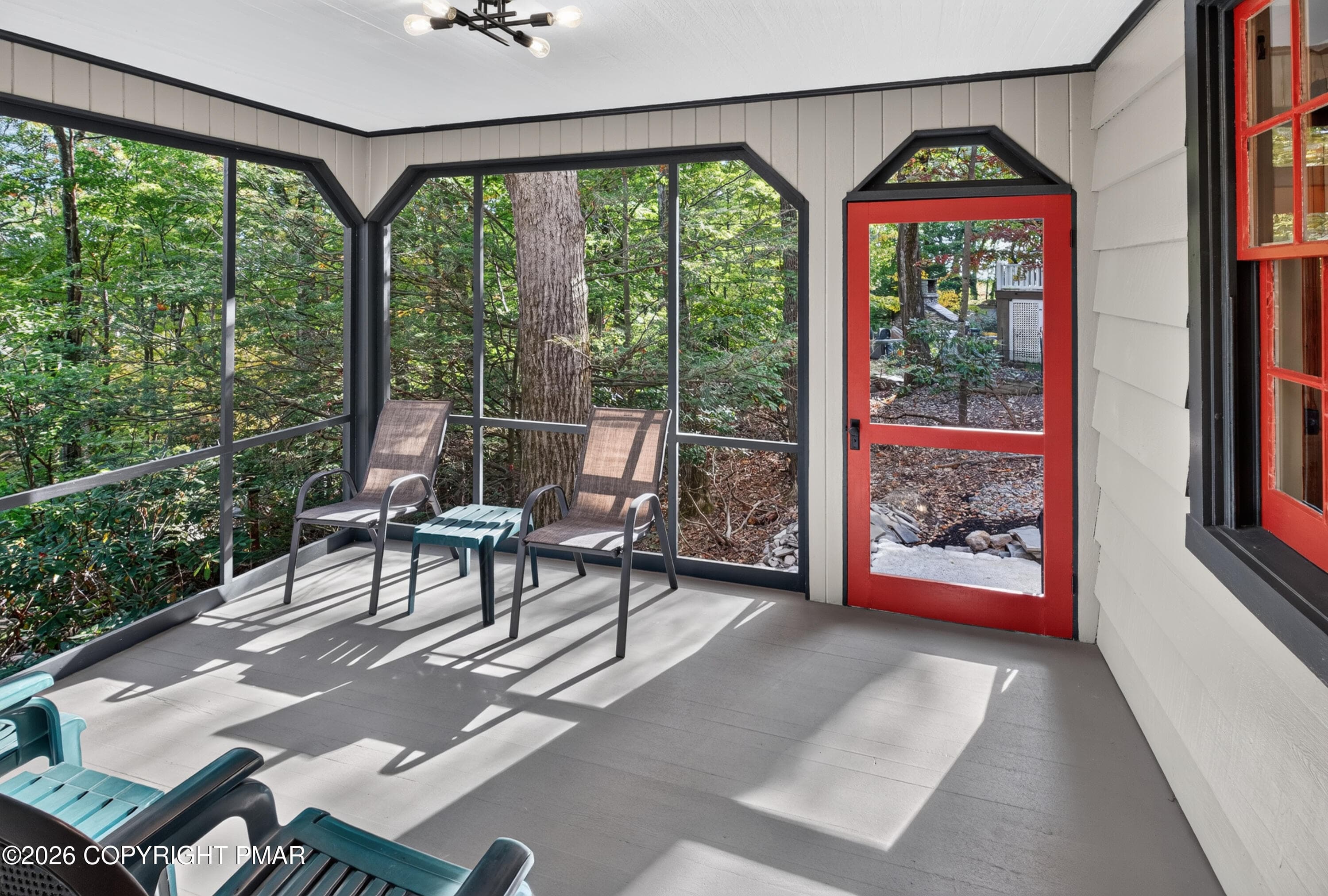 77 Swiftwater big screen porch - 77 Swiftwater Avenue, Pocono Manor, PA 18349, Pocono Manor