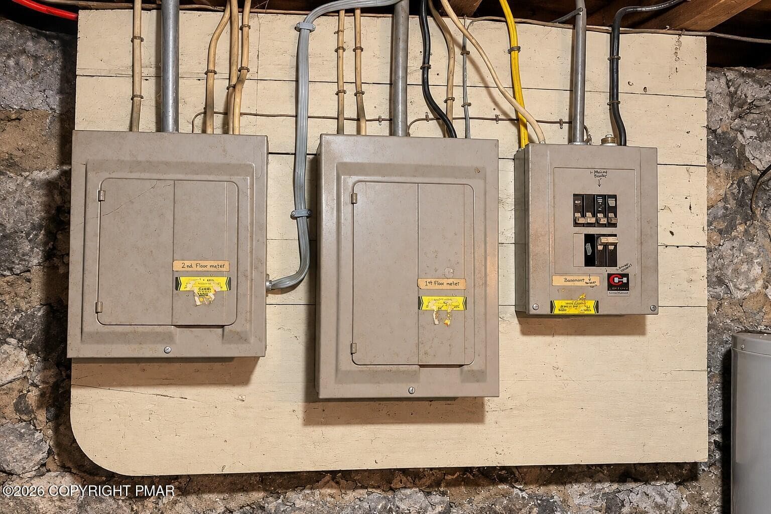 Basement Electrical Panel Array - 1039 Washington Street, Easton, PA 18042, Easton