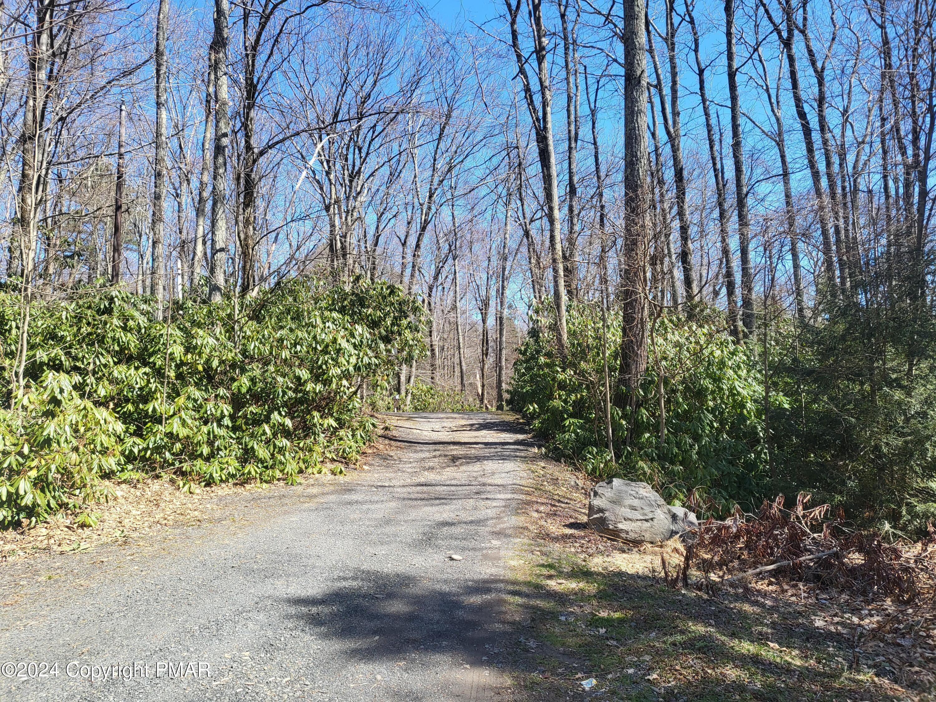 View from driveway to Gravel Road - 2153 Gravel Road, Canadensis, PA 18325, Canadensis