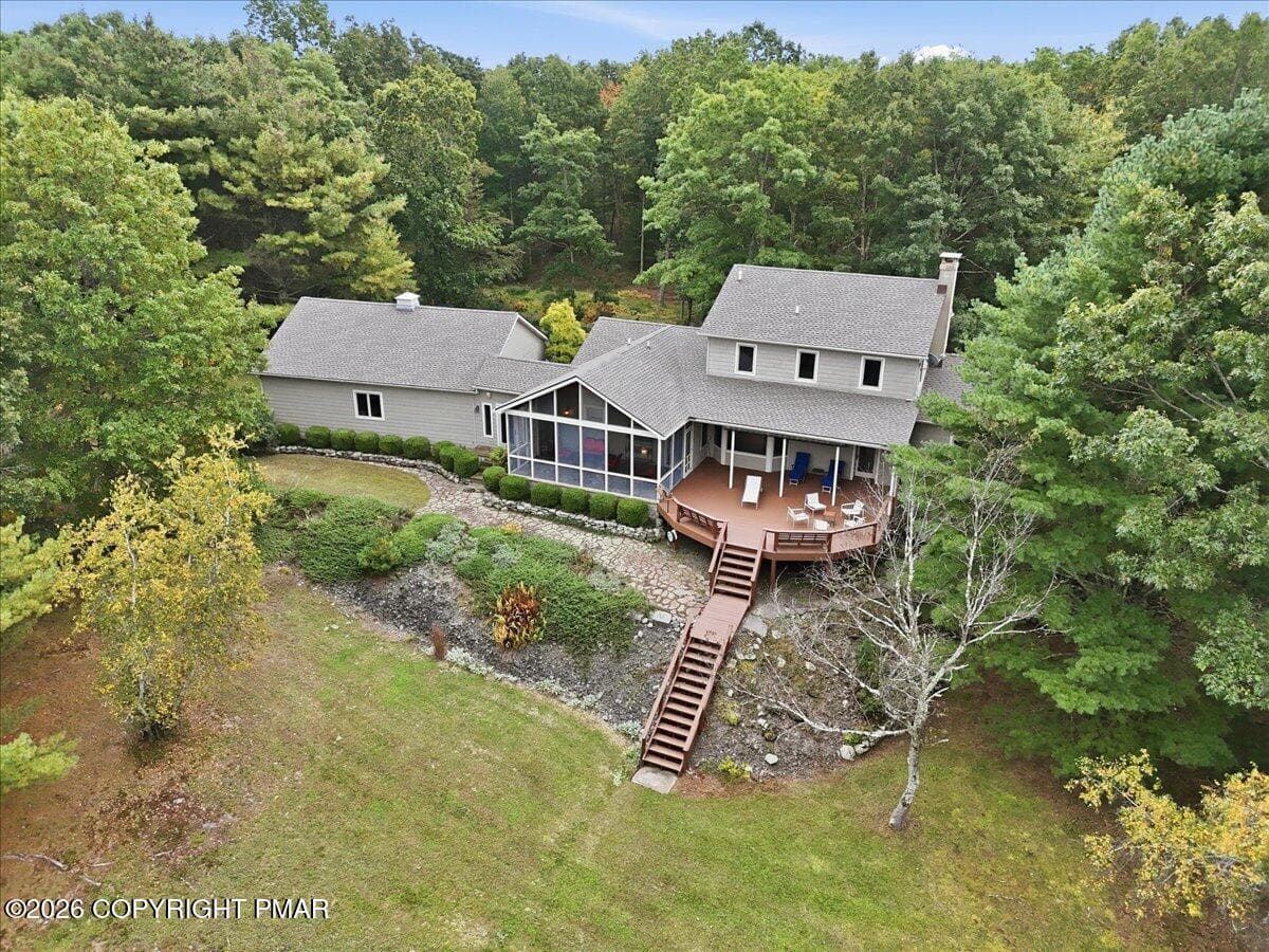 Aerial view - 441 Emery Road, Dingmans Ferry, PA 18328, Dingmans Ferry