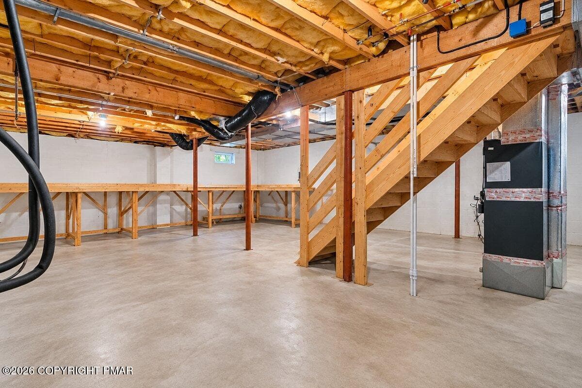 Clean Organized Basement Workshop - 156 Spruce Run Drive, Dingmans Ferry, PA 18328, Dingmans Ferry