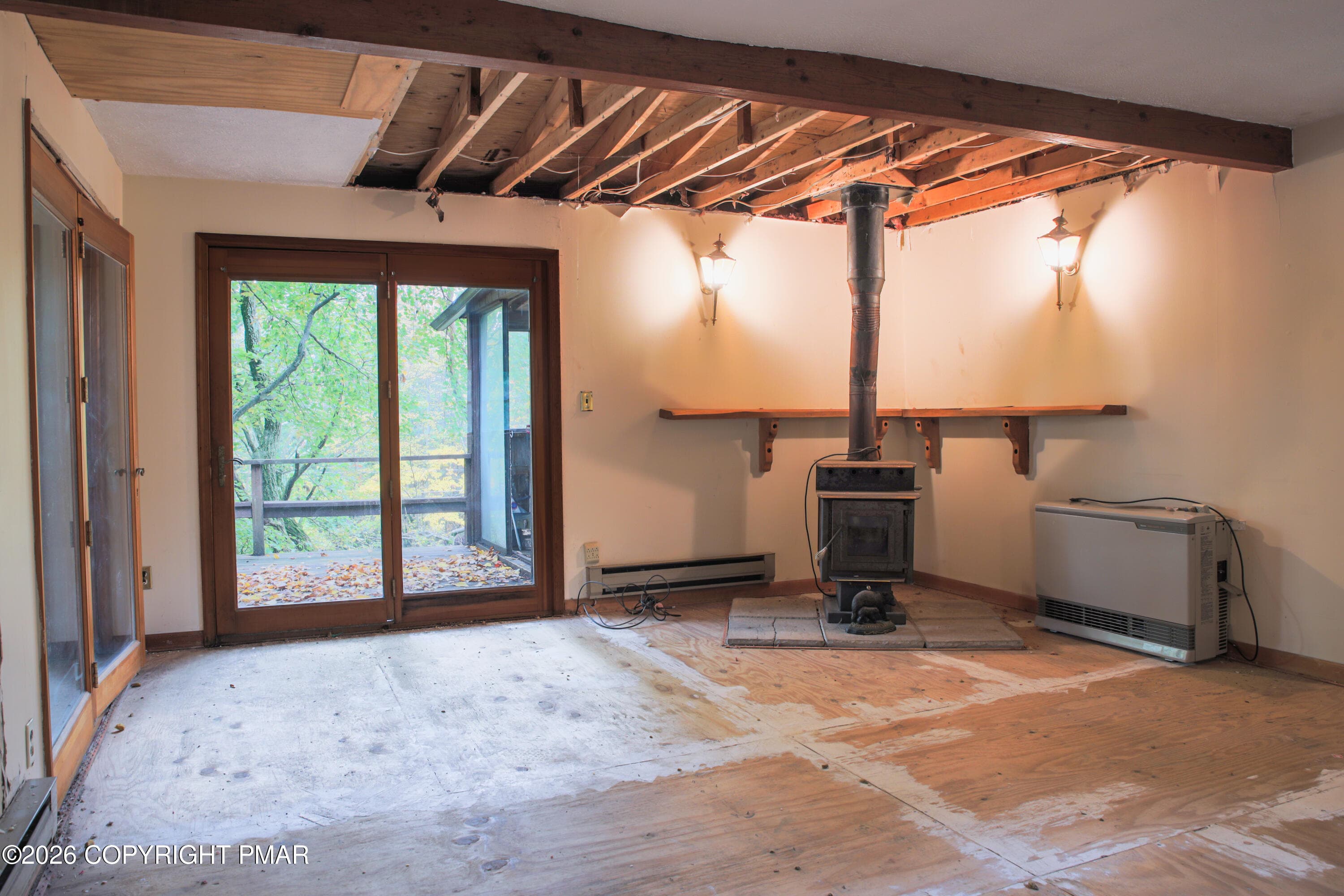 011-Living-Room-Wood-Stove - 134 Buck Fever Trail, Scotrun, PA 18355, Scotrun