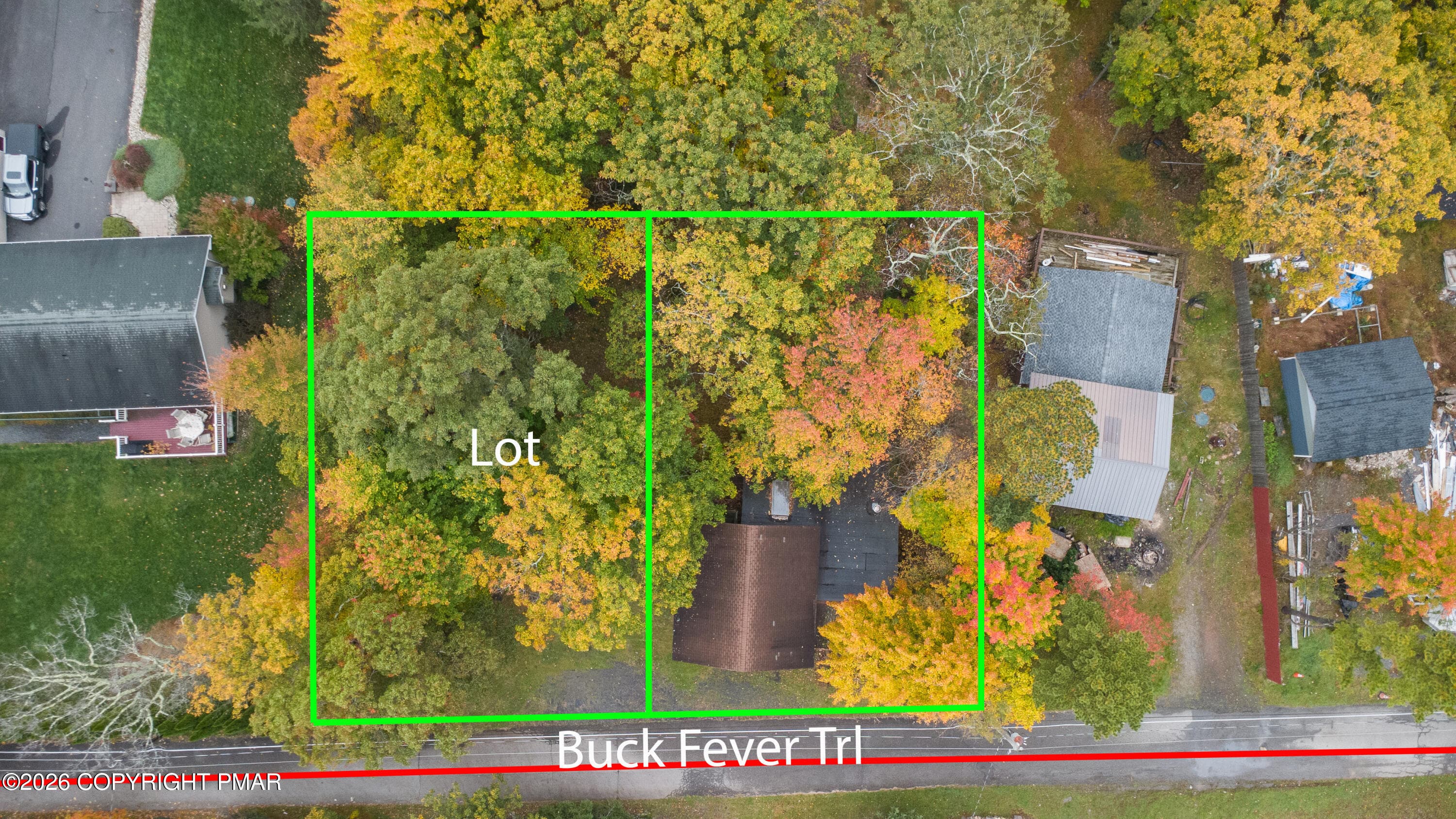 006-Lot-Boundary-Aerial - 134 Buck Fever Trail, Scotrun, PA 18355, Scotrun