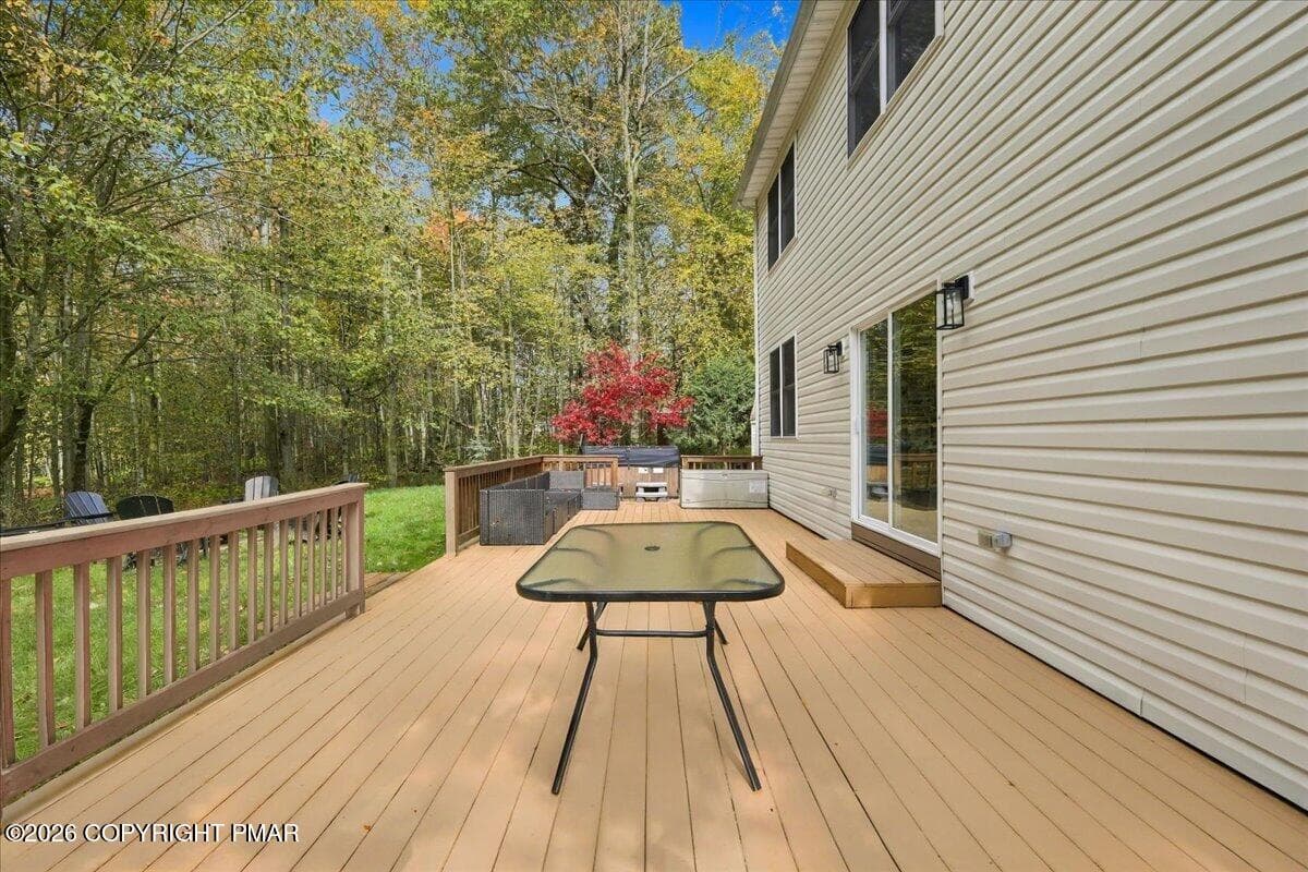 Back Deck - 4115 Rosetree Circle, Tobyhanna, PA 18466, Tobyhanna