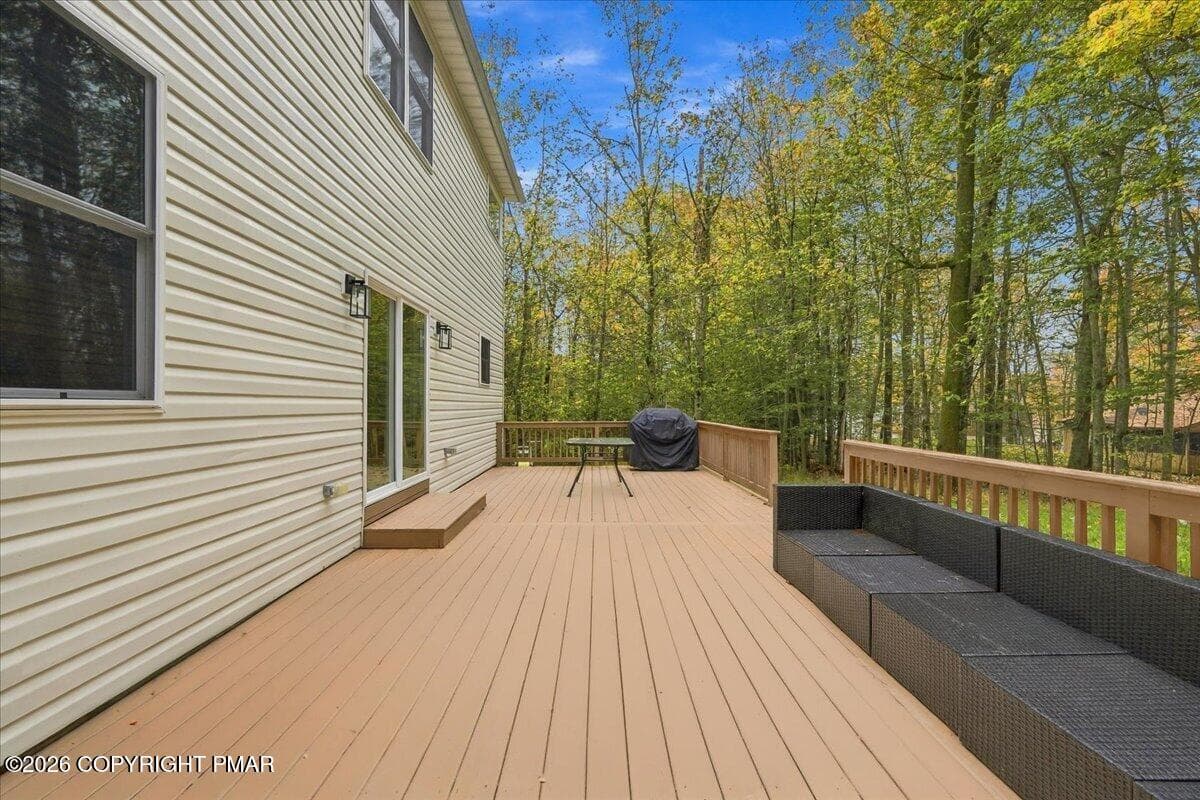 Back Deck - 4115 Rosetree Circle, Tobyhanna, PA 18466, Tobyhanna