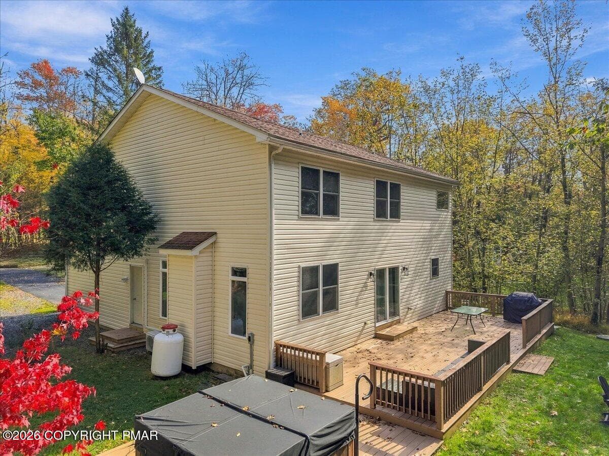 Back of Home - 4115 Rosetree Circle, Tobyhanna, PA 18466, Tobyhanna