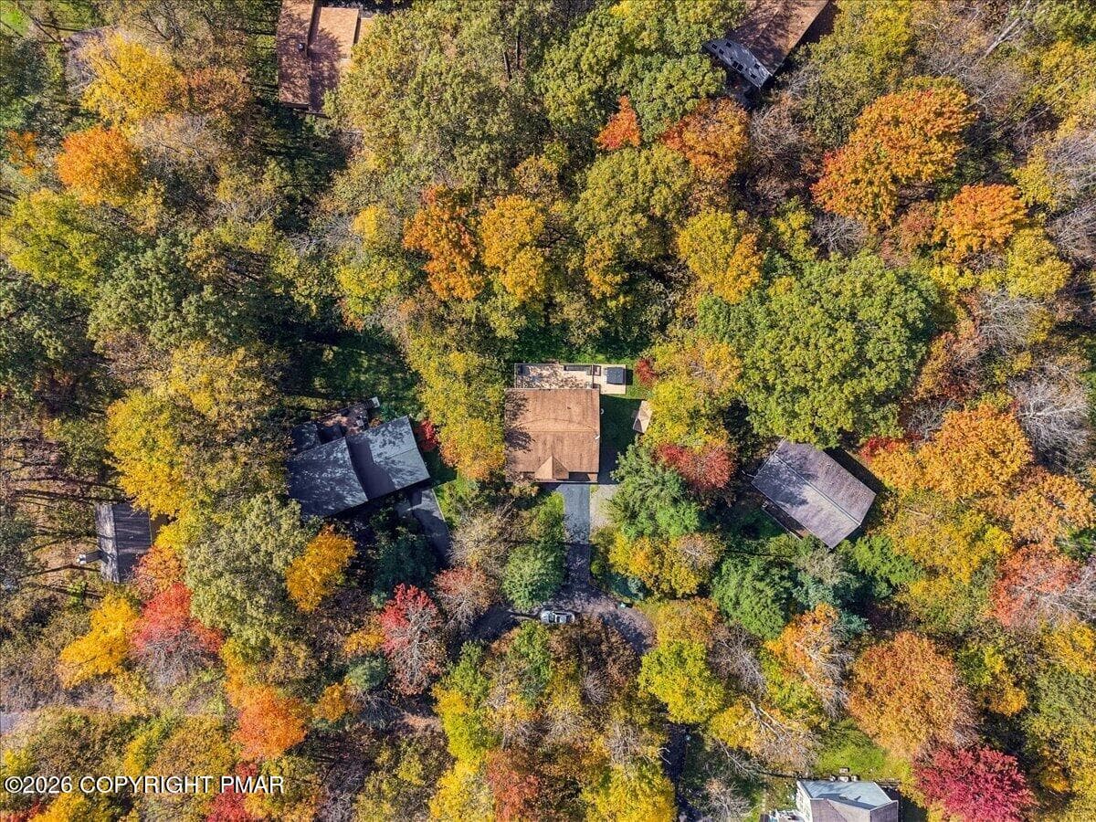 Aerial Home View - 4115 Rosetree Circle, Tobyhanna, PA 18466, Tobyhanna