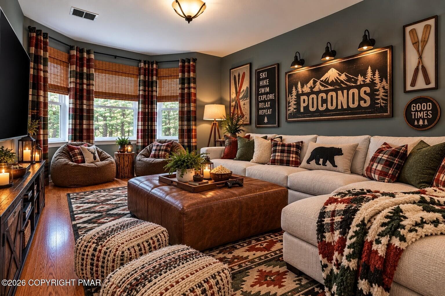 Virtually Staged Bonus Room - 122 Tamarack Trail, Pocono Summit, PA 18346