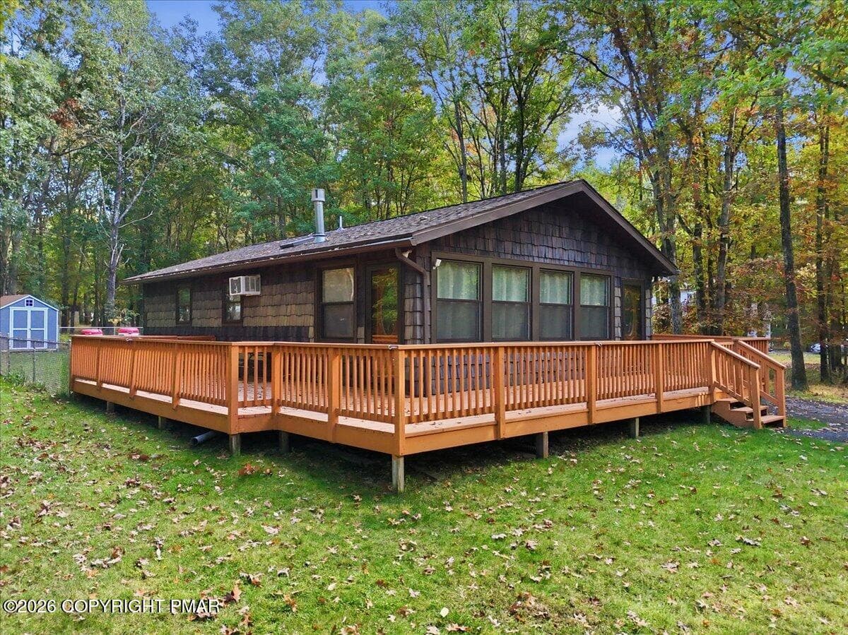 Large Wrap around Deck - 548 Adie Drive, Effort, PA 18330, Effort