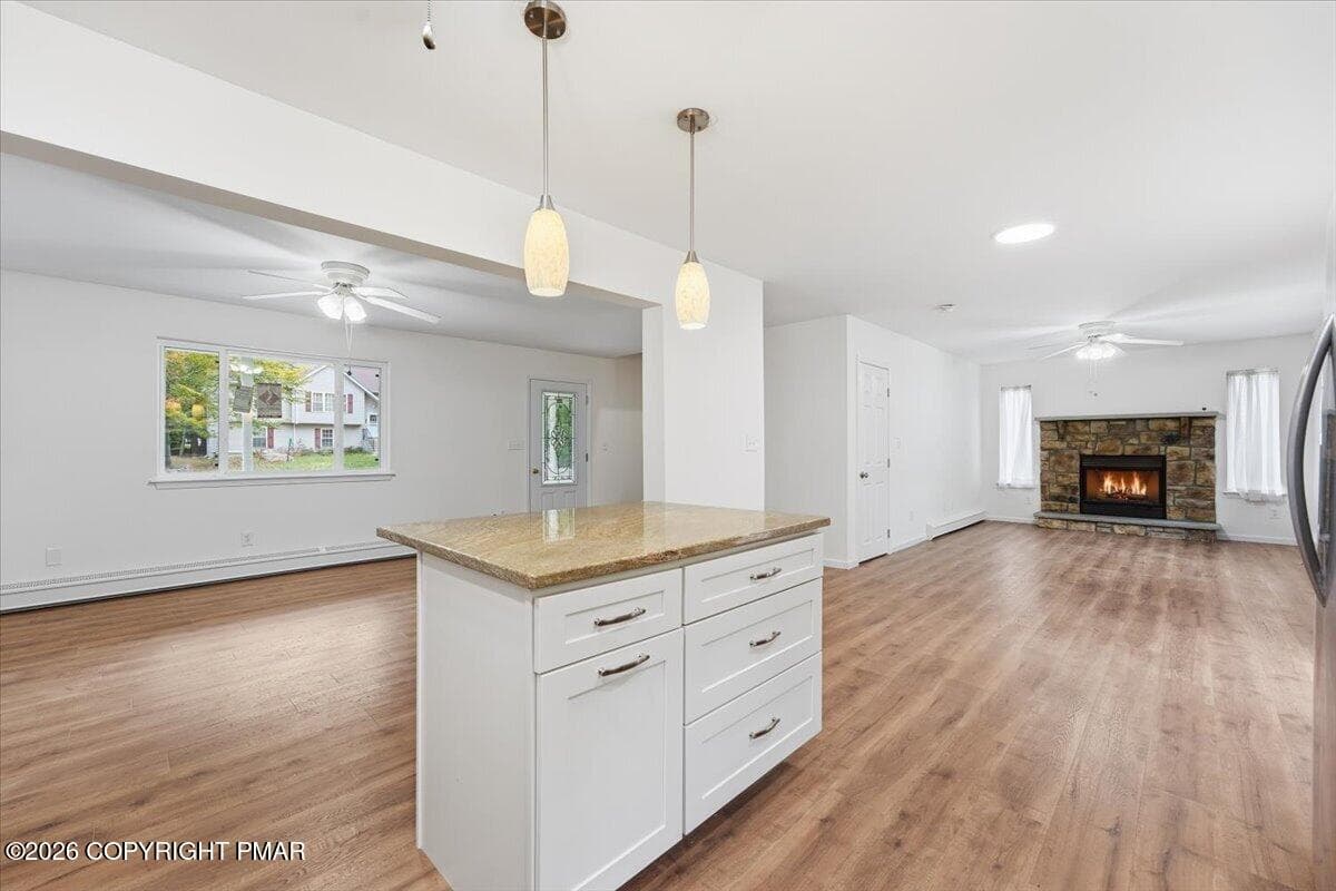 KITCHEN ISLAND - 1131 Thunder Drive, Pocono Summit, PA 18346