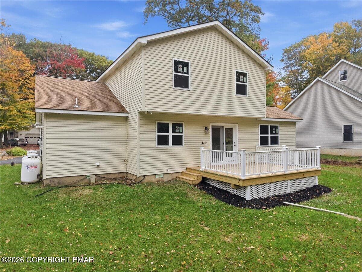 REAR VIEW - 1131 Thunder Drive, Pocono Summit, PA 18346
