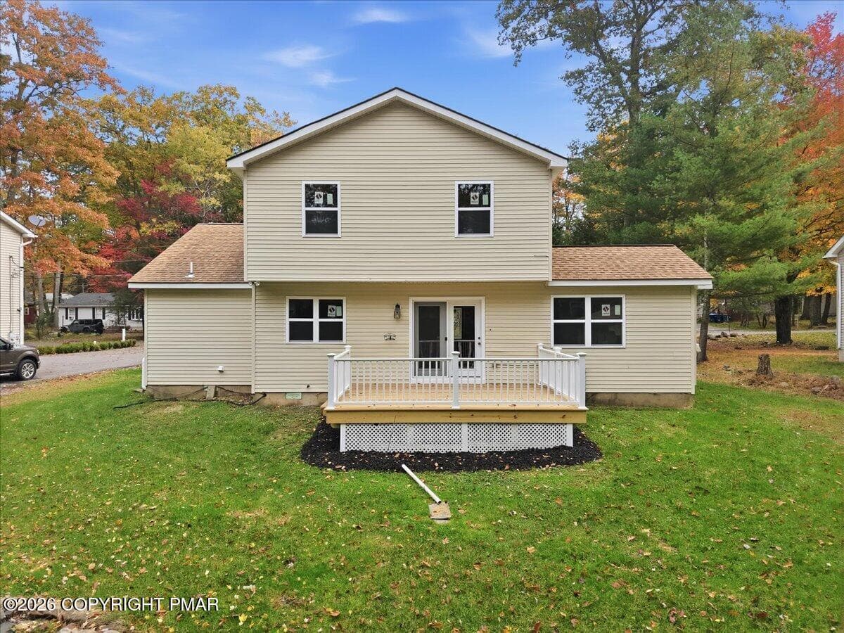 REAR VIEW - 1131 Thunder Drive, Pocono Summit, PA 18346