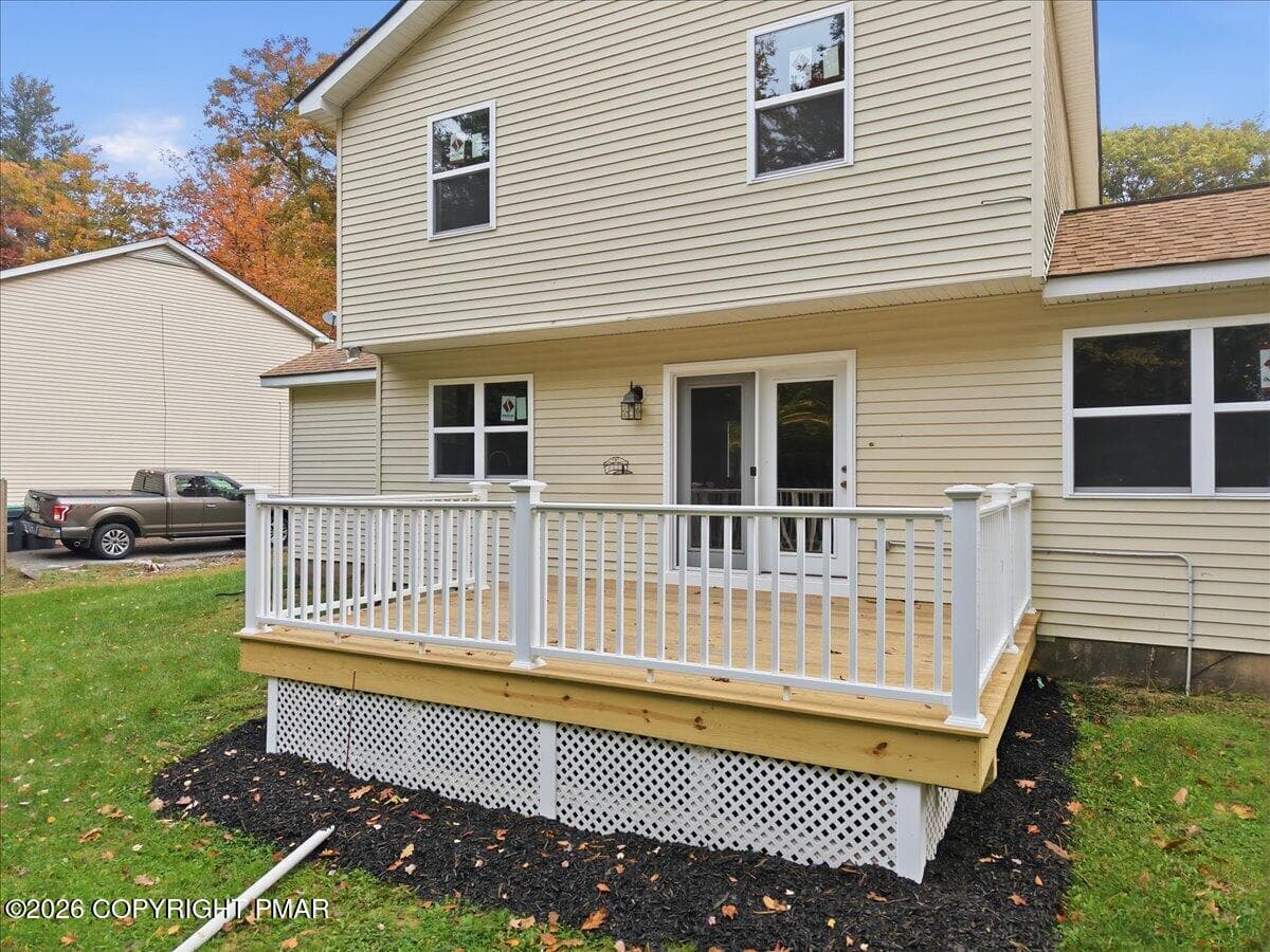 REAR CLOSEUP - 1131 Thunder Drive, Pocono Summit, PA 18346