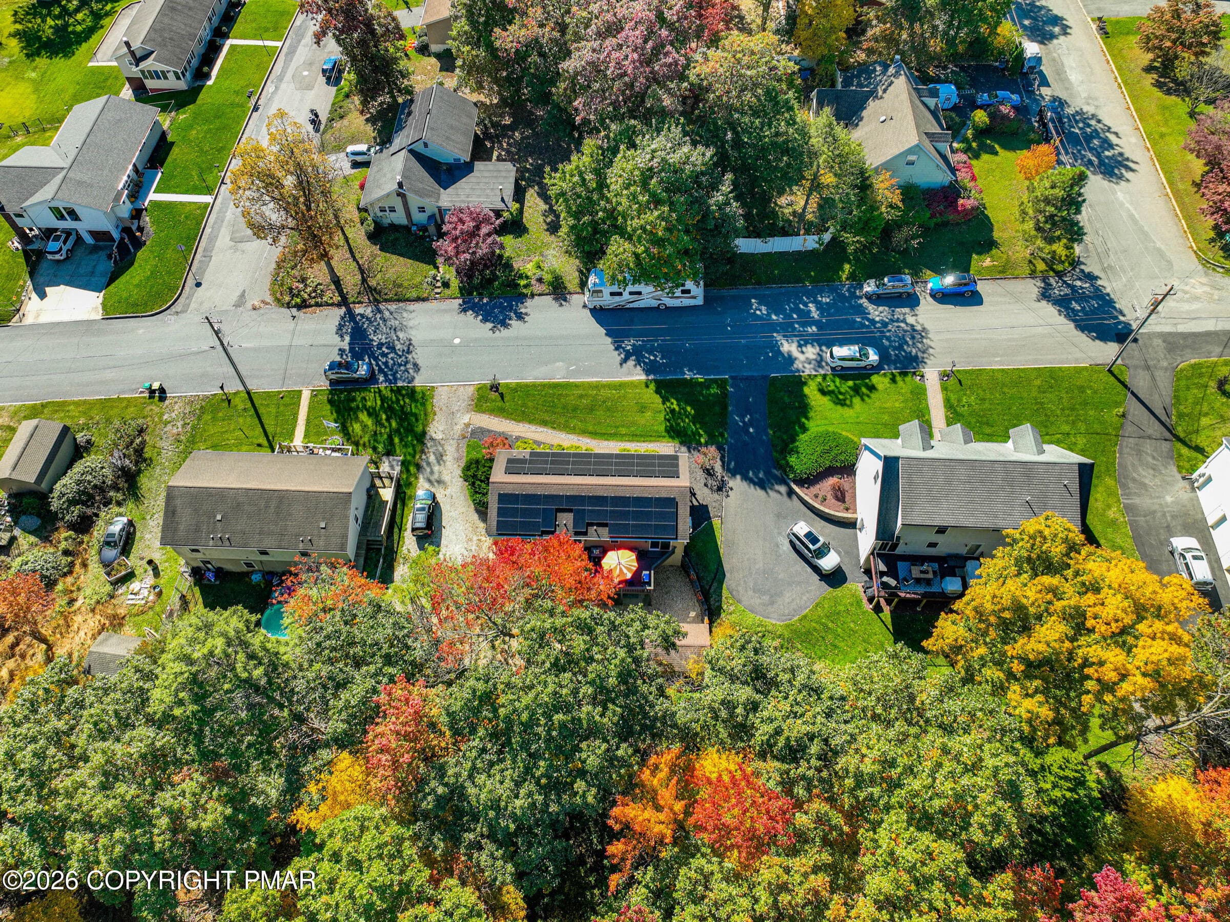 Aerial View of Home (3) - 398 Center Road, Lehighton, PA 18235