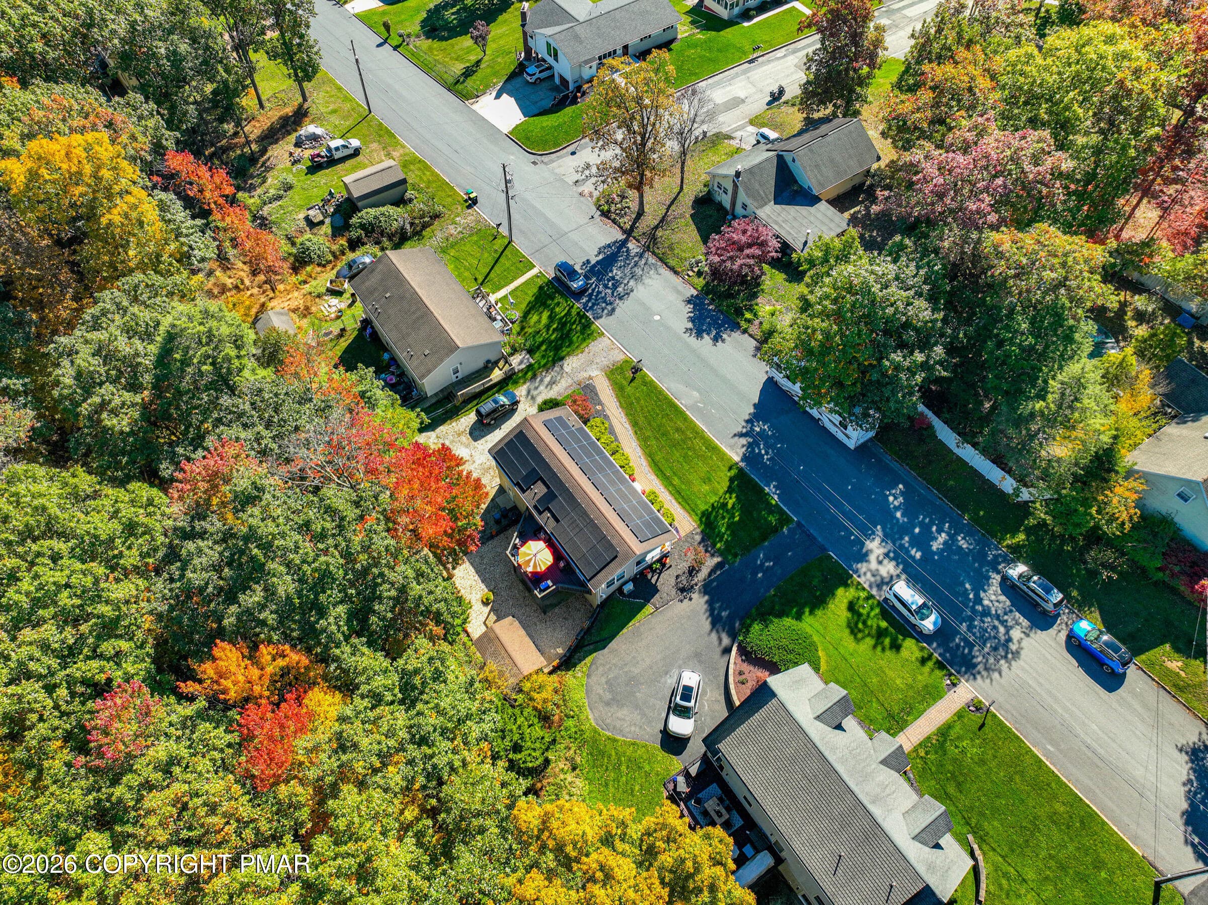 Aerial View of home (4) - 398 Center Road, Lehighton, PA 18235