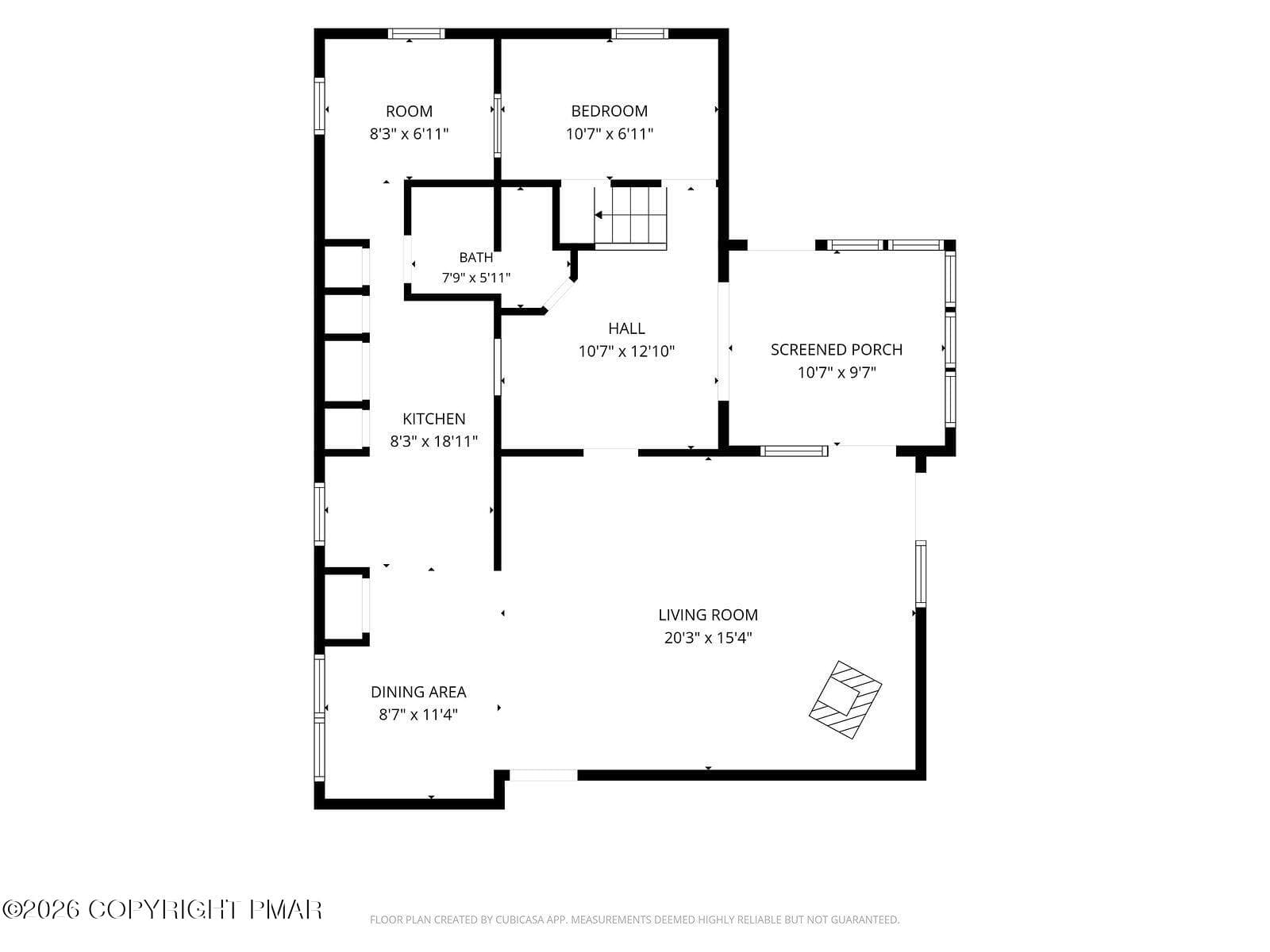 008 - Main Level Floor Plan - 134 Buck Fever Trail, Scotrun, PA 18355