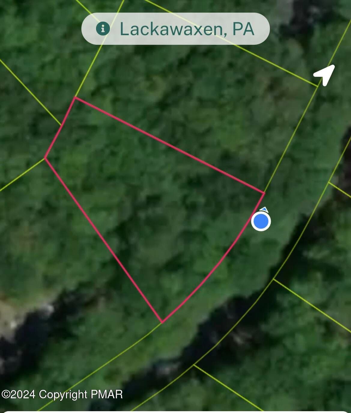 lot map closeup - 229 Forest Ridge Drive, Hawley, PA 18428, Hawley
