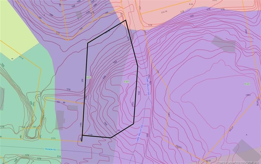 Soils & Contours - 5020 Yadkin Road, Fayetteville, NC 28303, Fayetteville