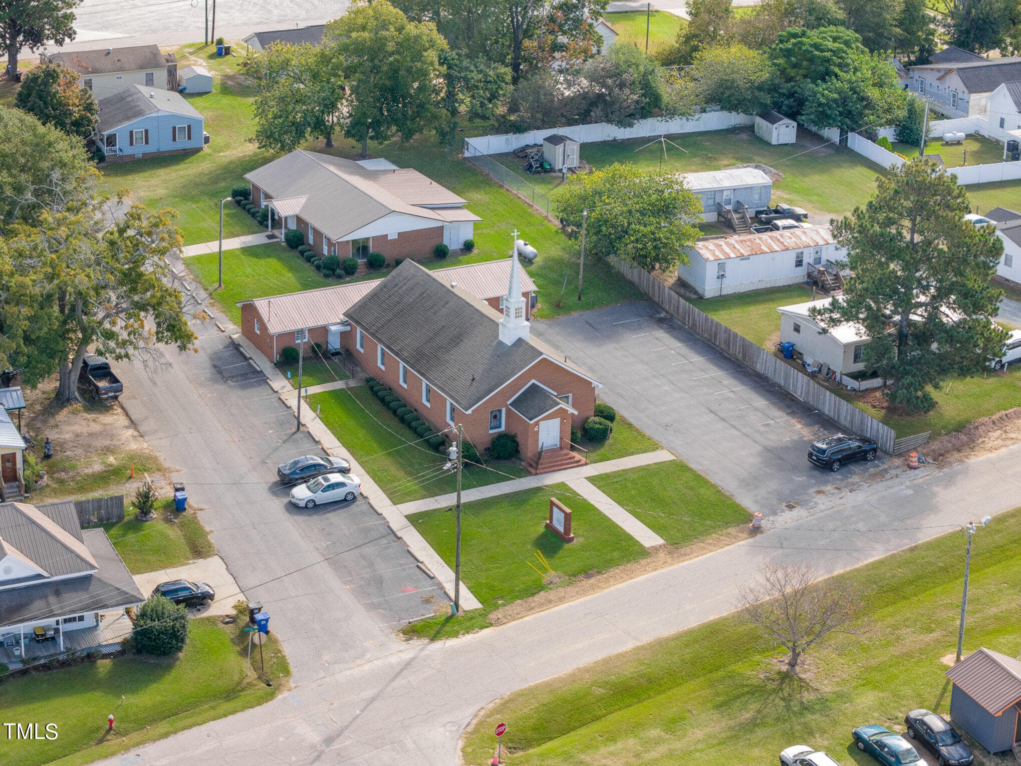 Aerial - 178 N Railroad Street, Coats, NC 27521