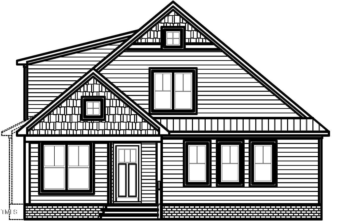 Front Elevation - 2966 Forest Creek Lane, Mebane, NC 27302