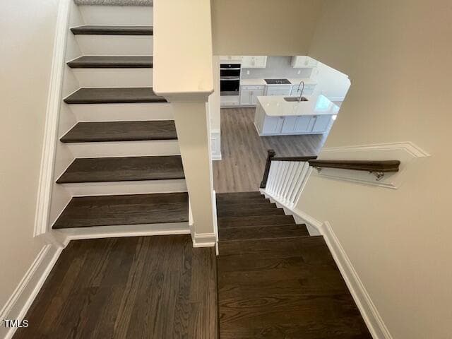 Oak Stairs to 2nd Floor - 85 N Stagecoach Drive, Wendell, NC 27591