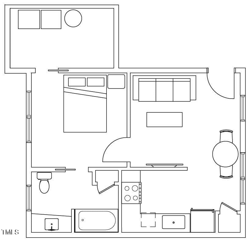 Bellamy_202_Floorplan - 110 Bellamy Lane 202, Chapel Hill, NC 27516, Chapel Hill