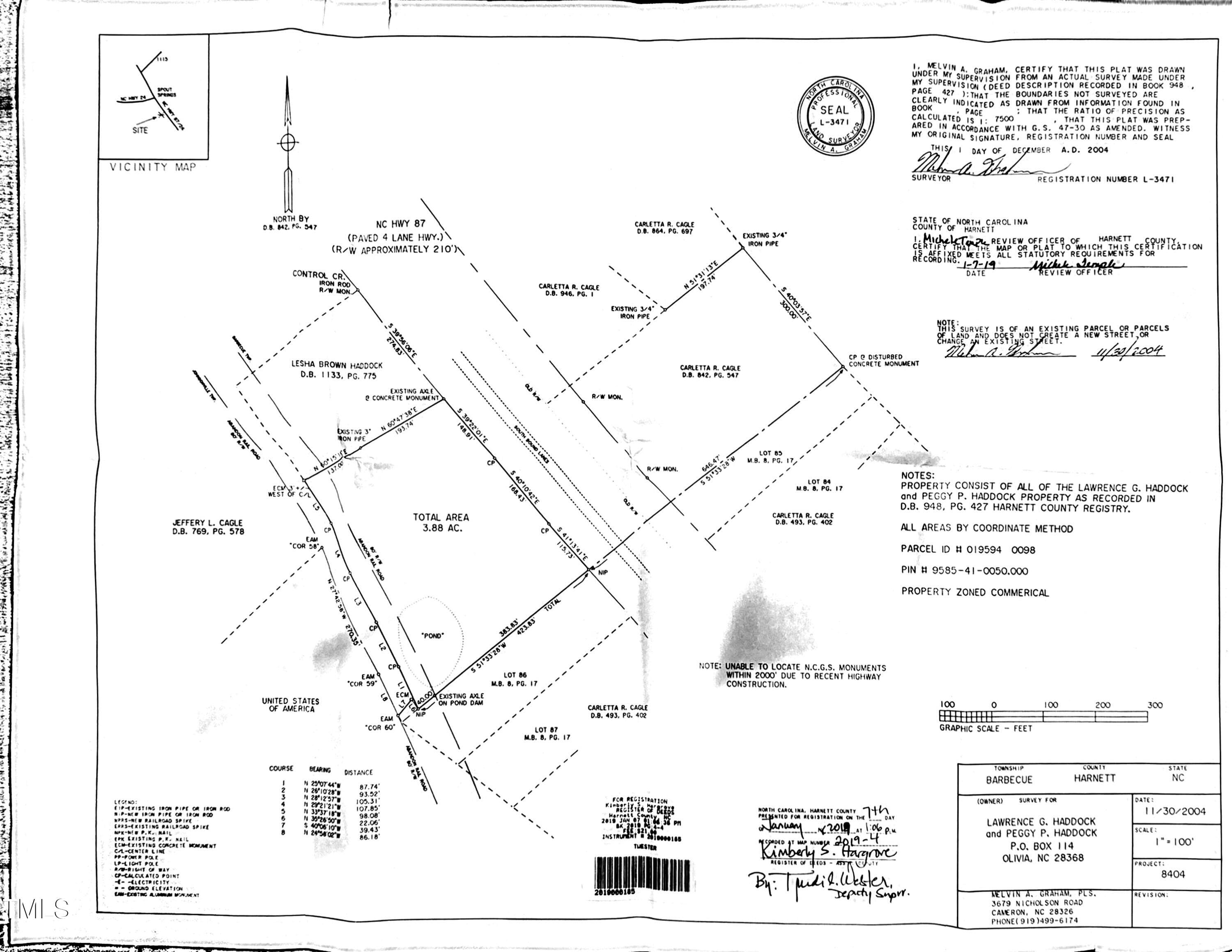 Survey - Nc Hwy 24 & 87, Cameron, NC 28326
