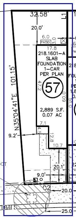 Plot Plan - 2017 Oakdale Drive, Durham, NC 27703, Durham