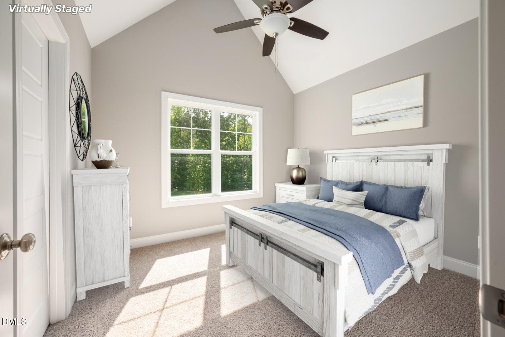 Staged bedroom - 190 Whistlers Cove, Louisburg, NC 27549, Louisburg