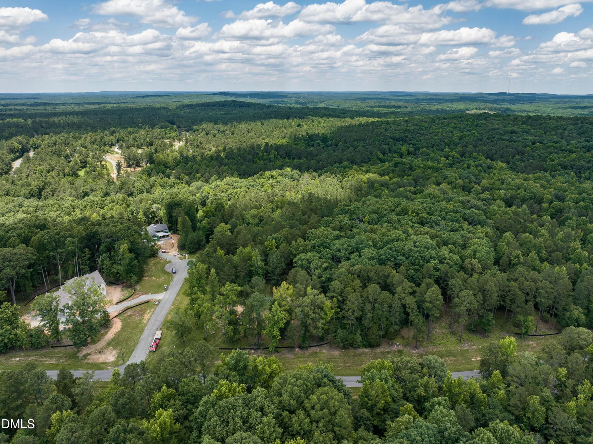 Lot 18 aerial 2 - 60 Clear Springs Court, Pittsboro, NC 27312