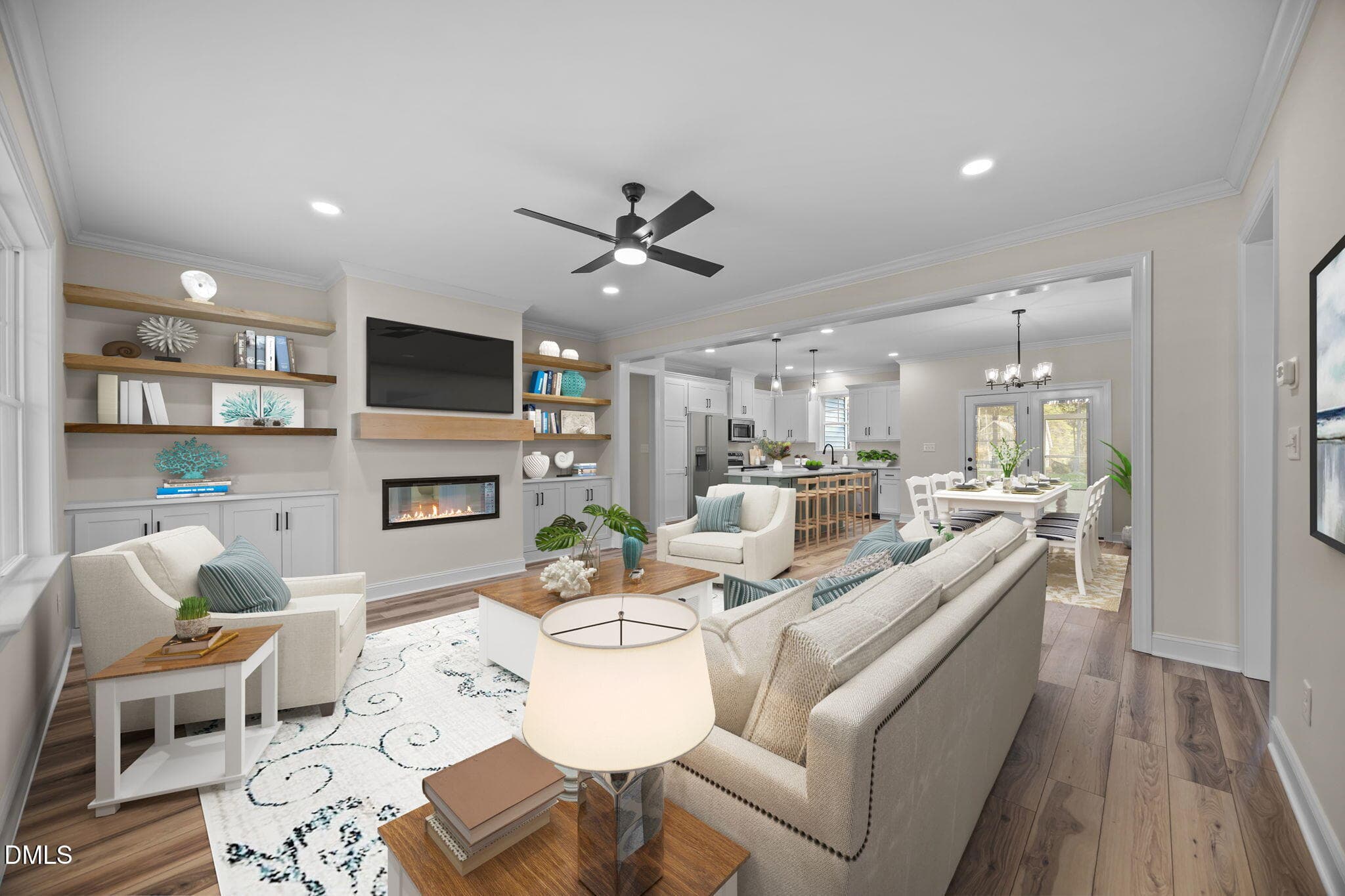 43-web-or-mls-Living room dining (2) - 1422 Sagamore Drive, Louisburg, NC 27549, Louisburg