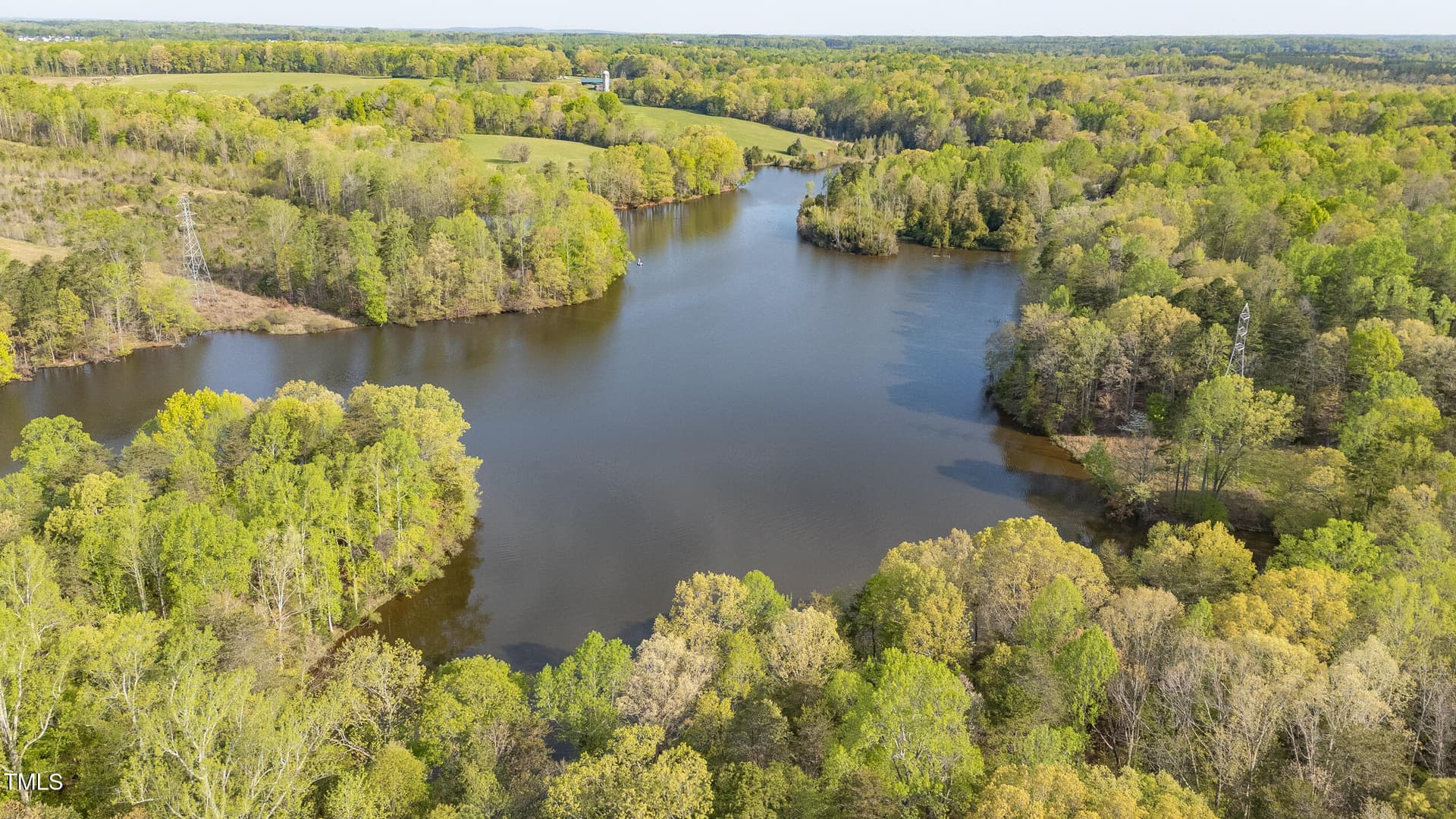 Aerial View - 3542 Bason Road, Mebane, NC 27302