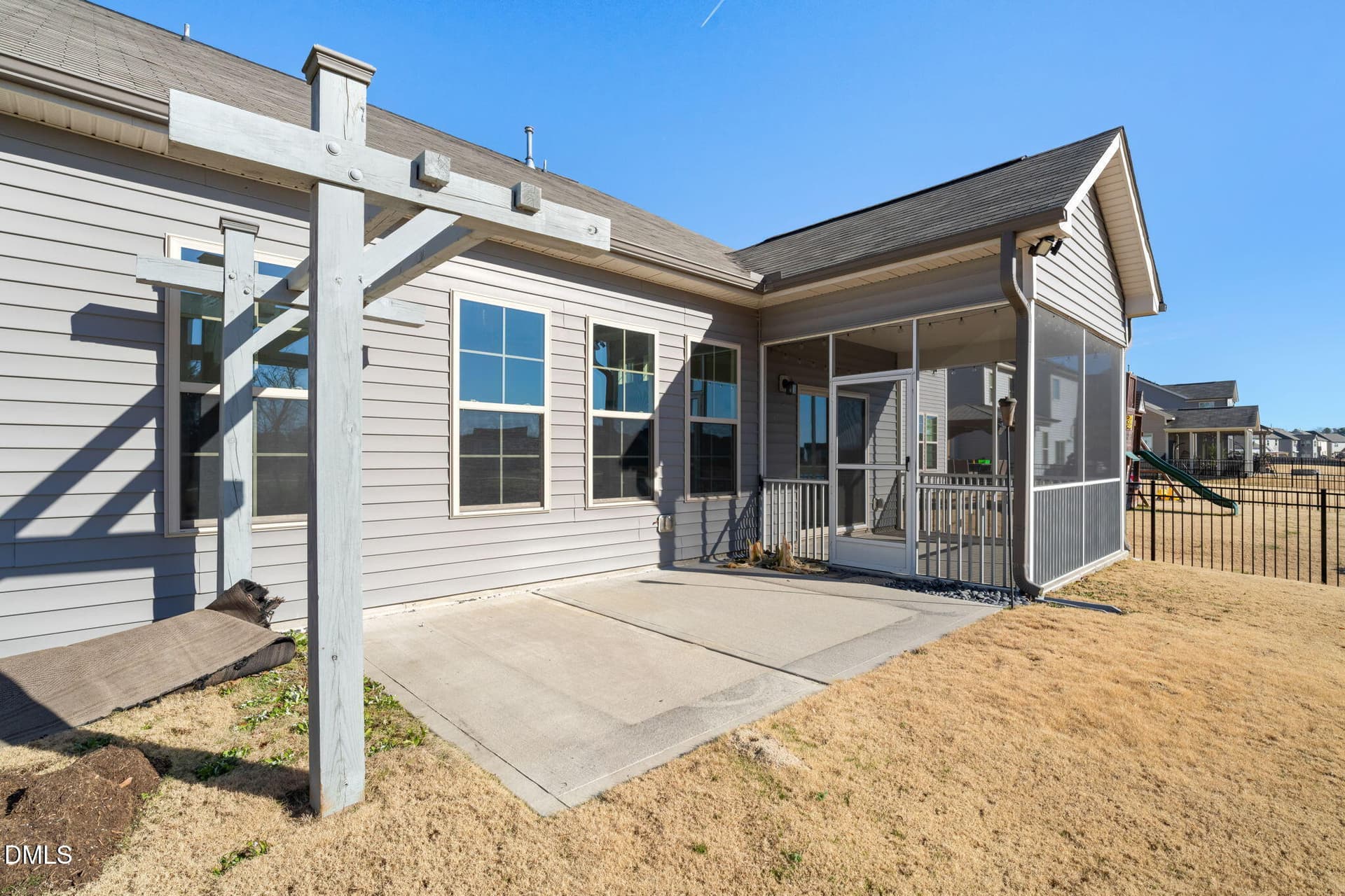 Rear of Home - 1585 Sage Tree Drive, Zebulon, NC 27597