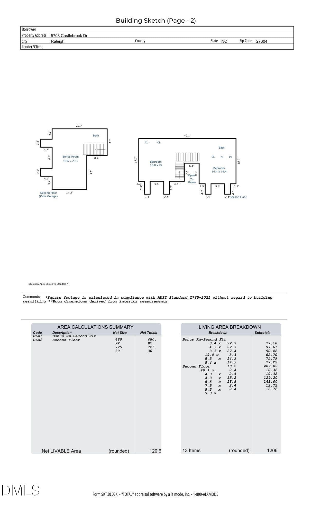 Floor Plans Castlebrook.pdf (1) - 5708 Castlebrook Drive, Raleigh, NC 27604, Raleigh