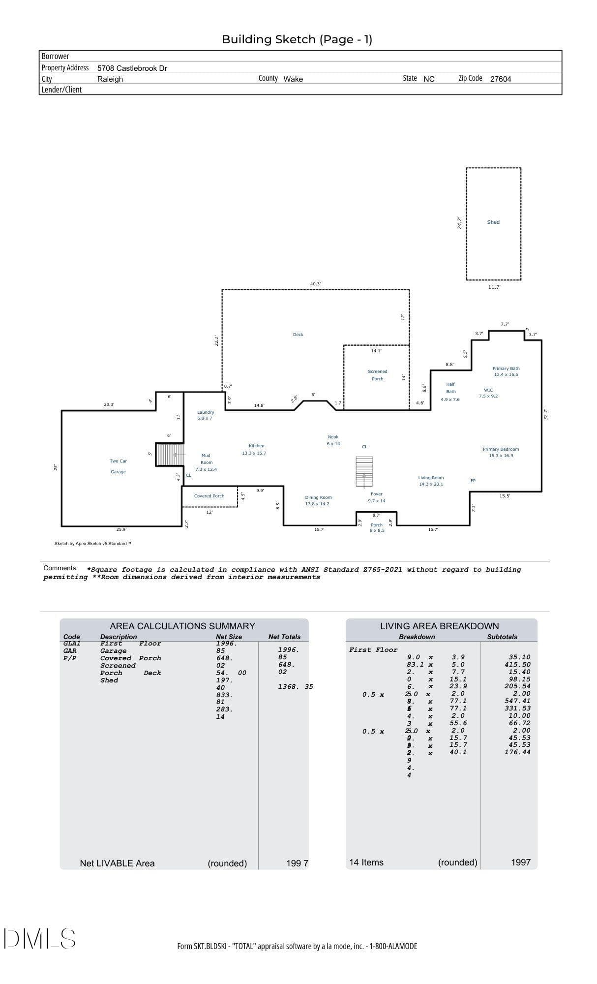 Floor Plans Castlebrook.pdf - 5708 Castlebrook Drive, Raleigh, NC 27604, Raleigh