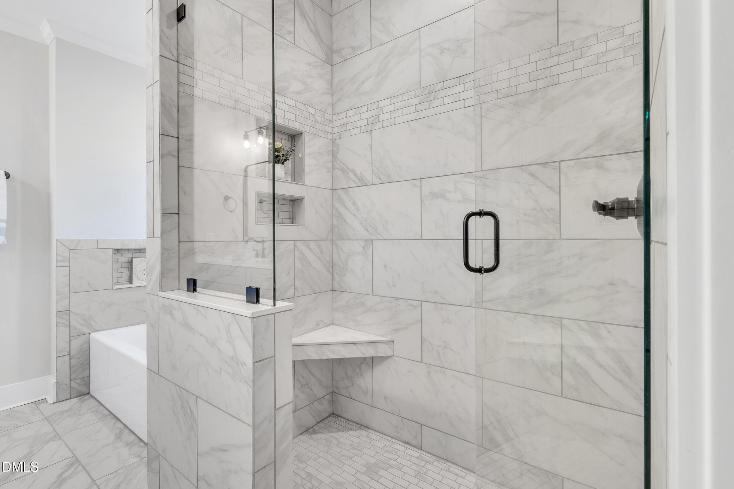 Primary shower - 701 Eva Street, Durham, NC 27701, Durham
