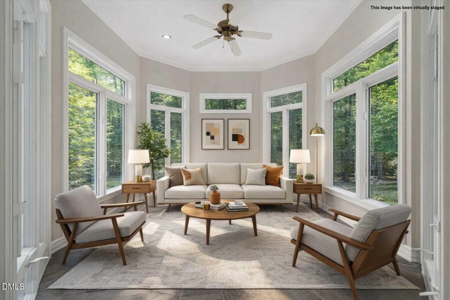 staged-15-aINT_009-mid-century - 6300 Swallow Cove Lane, Raleigh, NC 27614, Raleigh