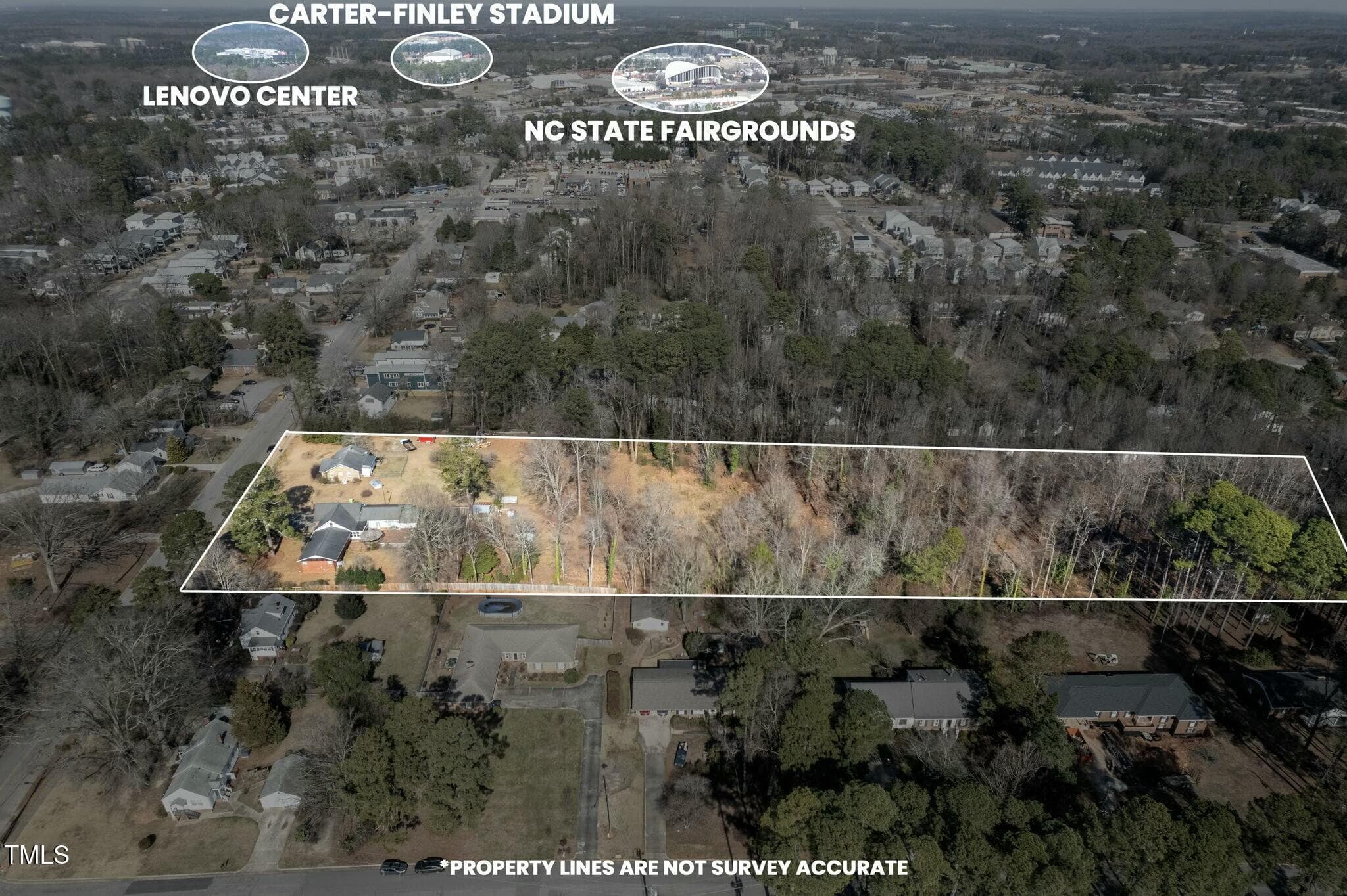611 Powell Drive - Aerial Photo - 613 Powell Drive, Raleigh, NC 27606, Raleigh