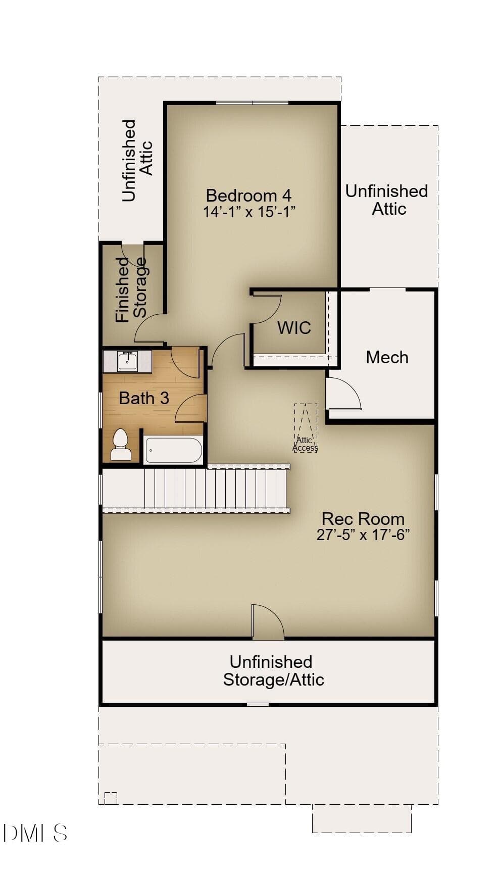 Timothy 3rd Floor Base - 2417 Safe Harbour Road, Fuquay Varina, NC 27526