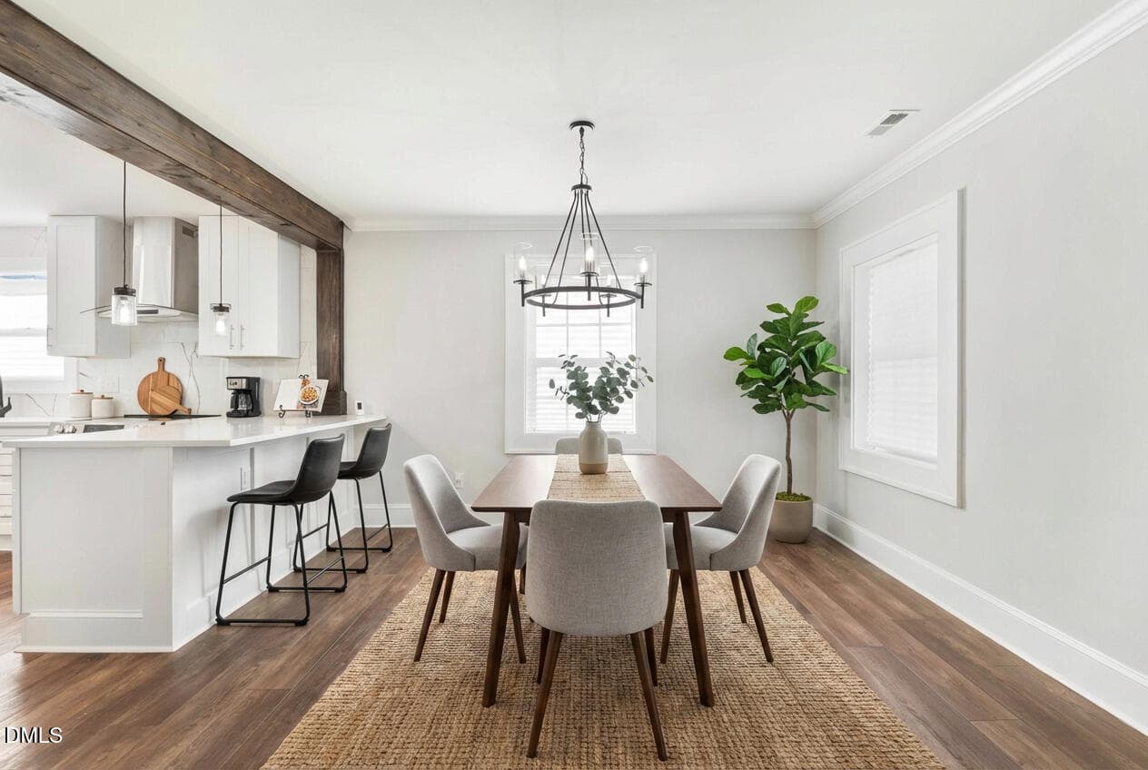 Dining (Virtually Staged) - 2617 Fayetteville Street, Durham, NC 27707, Durham