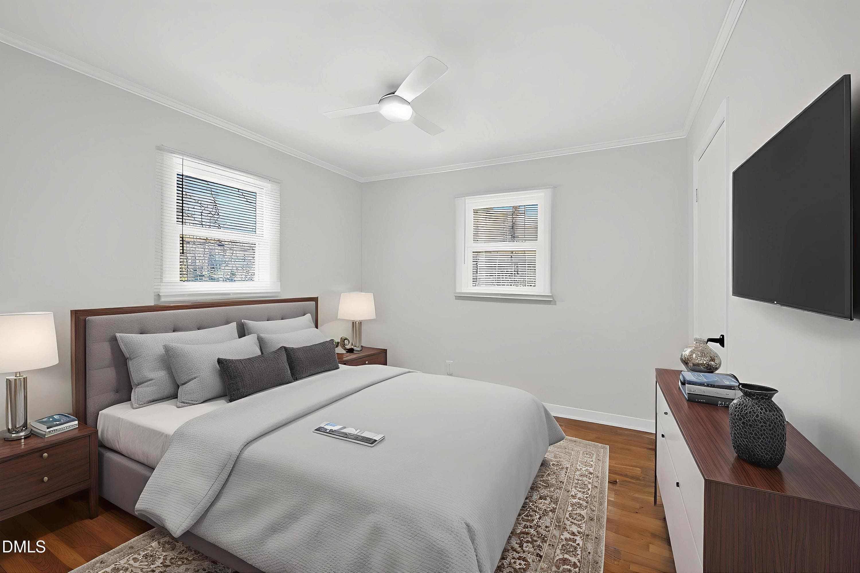 2nd Bedroom - Virtually Staged - 302 Normandy Street, Durham, NC 27707, Durham