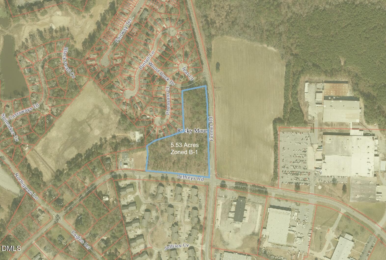 Jeffreys & Fenner GIS Image - 0 Fenner Rd & Jeffreys Road, Rocky Mount, NC 27804