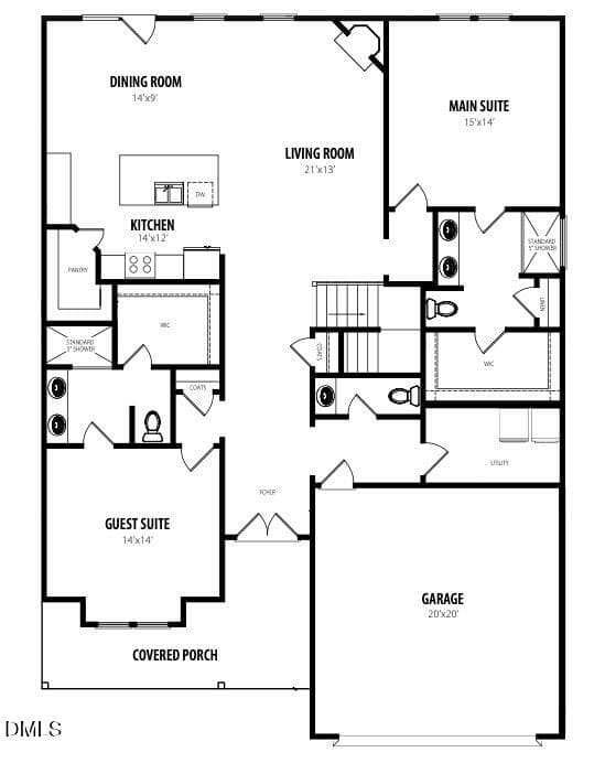 First Floor - 50 Watermere Street, Wendell, NC 27591