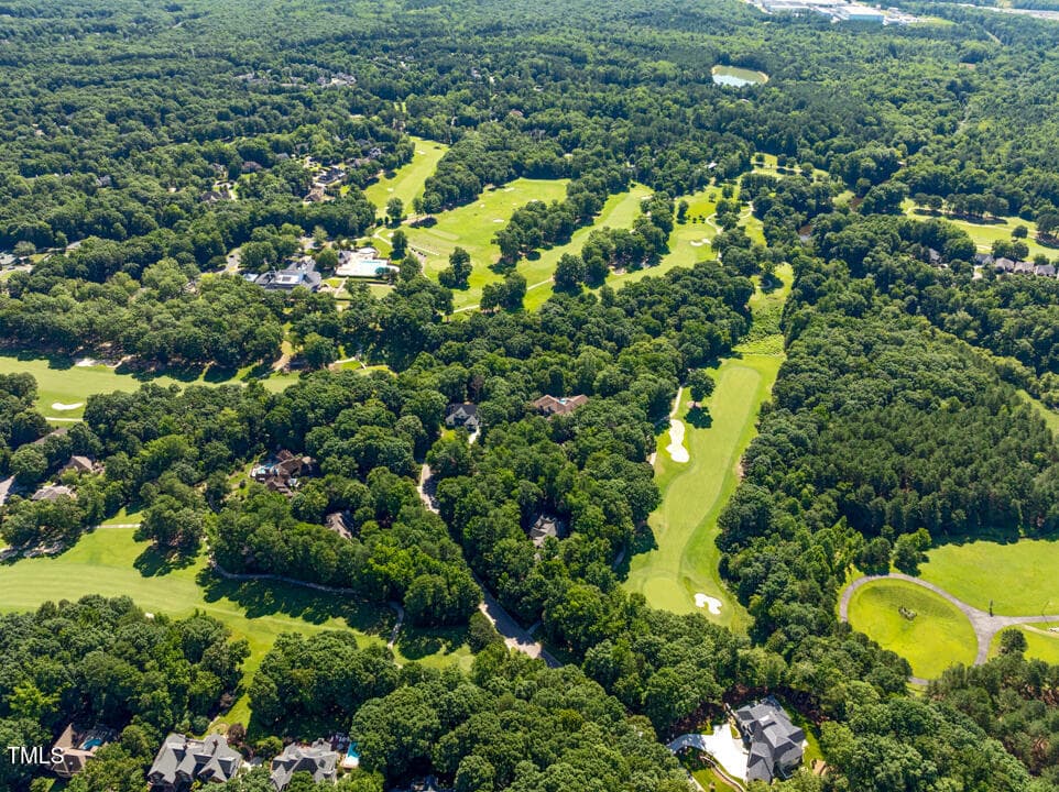 Treyburn Aerial - 2602 Vintage Hill Court, Durham, NC 27712, Durham
