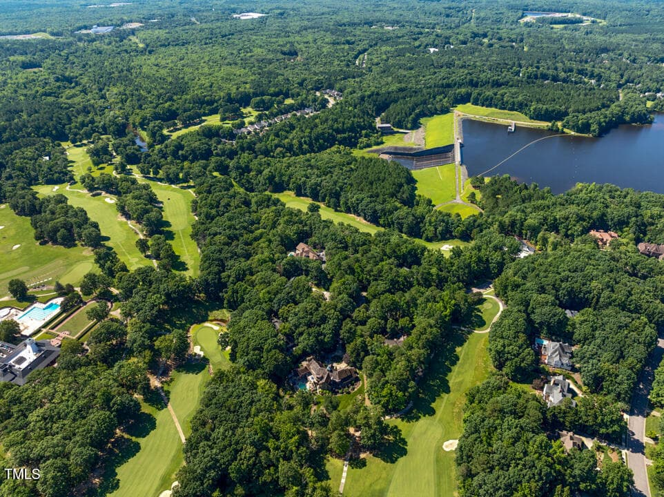 Treyburn Aerial - 2602 Vintage Hill Court, Durham, NC 27712, Durham