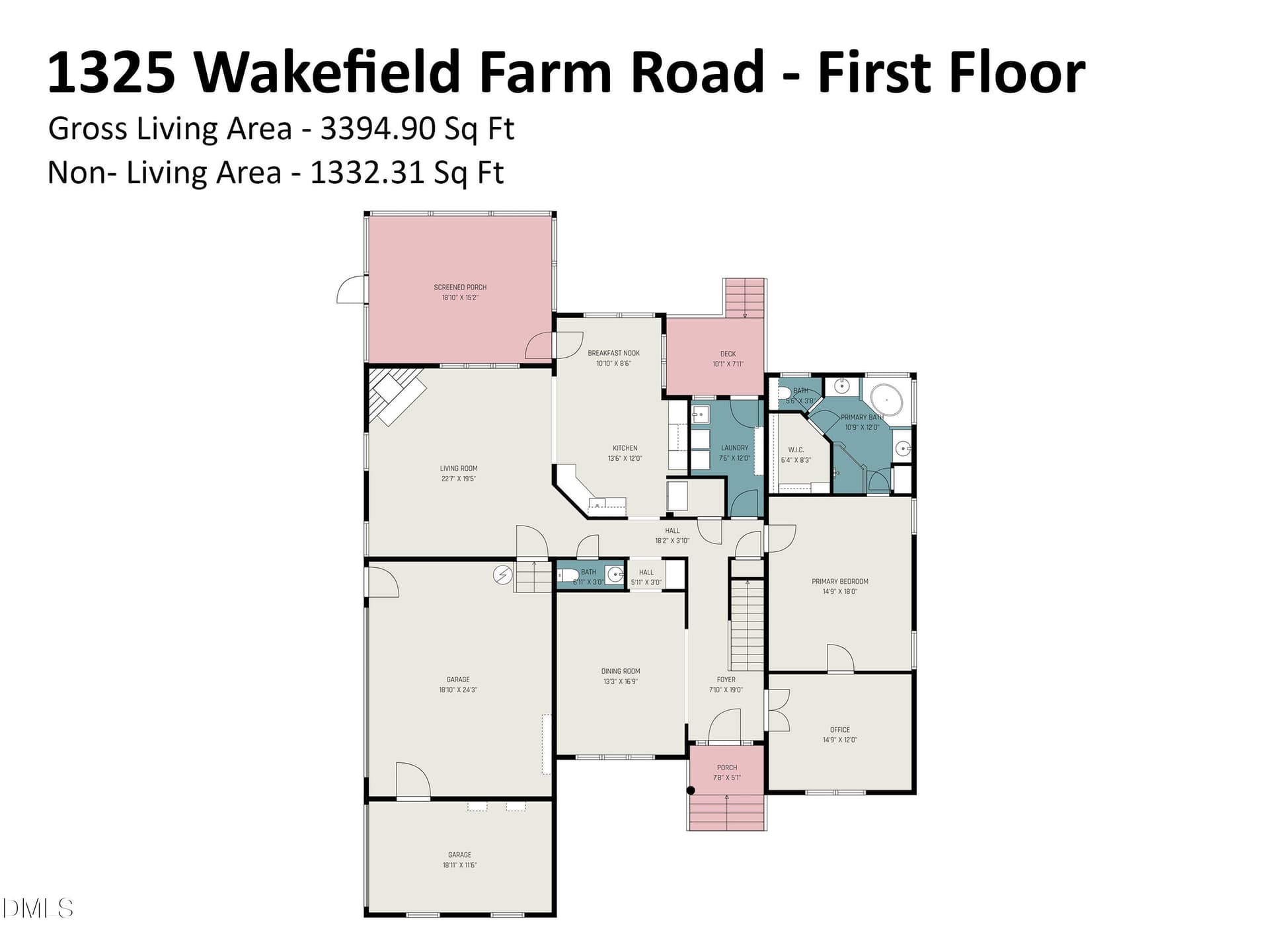 First Floor - 1325 Wakefield Farm Road, Zebulon, NC 27597