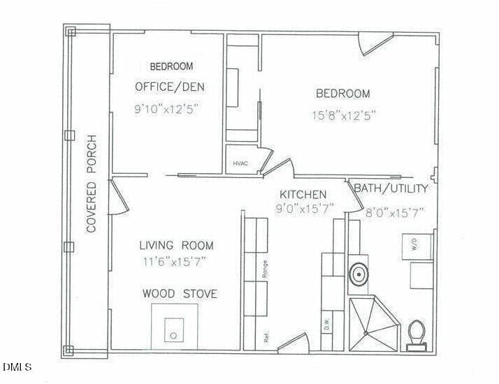floorplans ADU - 304 Stallings Road, Durham, NC 27703, Durham