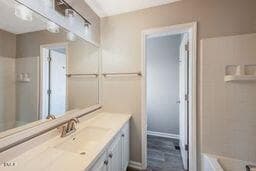 MASTER BATH - 549 Darby Glen Lane, Durham, NC 27713, Durham