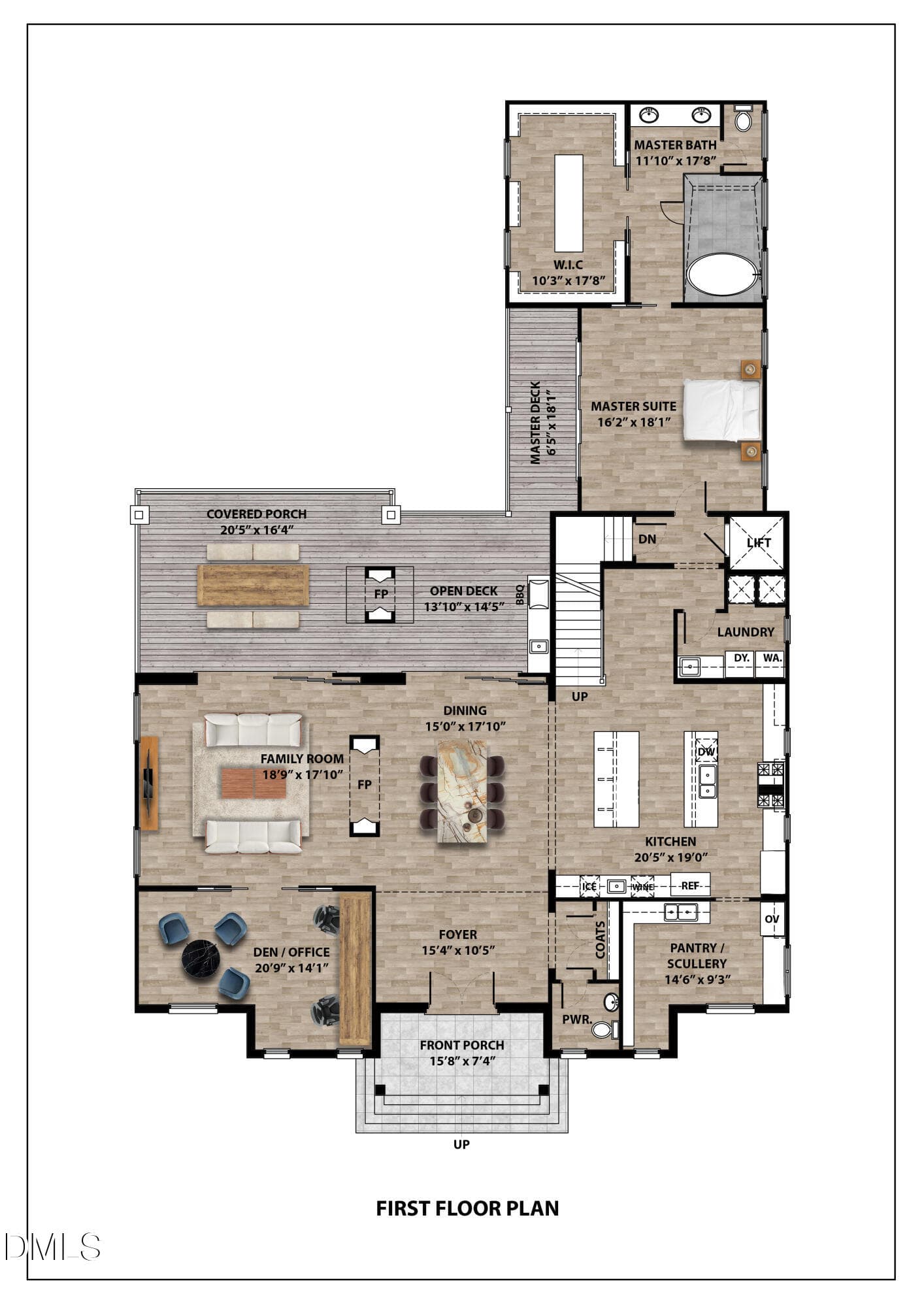 2817 Claremont FIRST FLOORv2 - 2817 Claremont Road, Raleigh, NC 27608, Raleigh